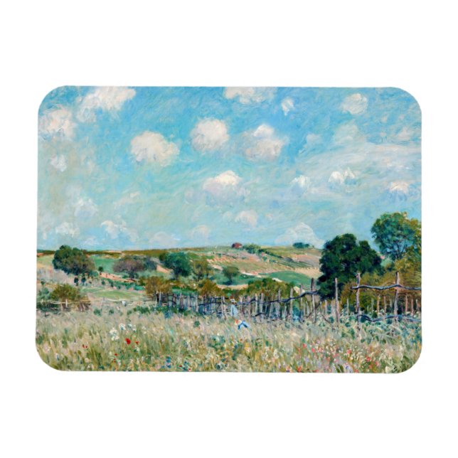 Magnet Flexible Alfred Sisley - Le pré (Horizontal)
