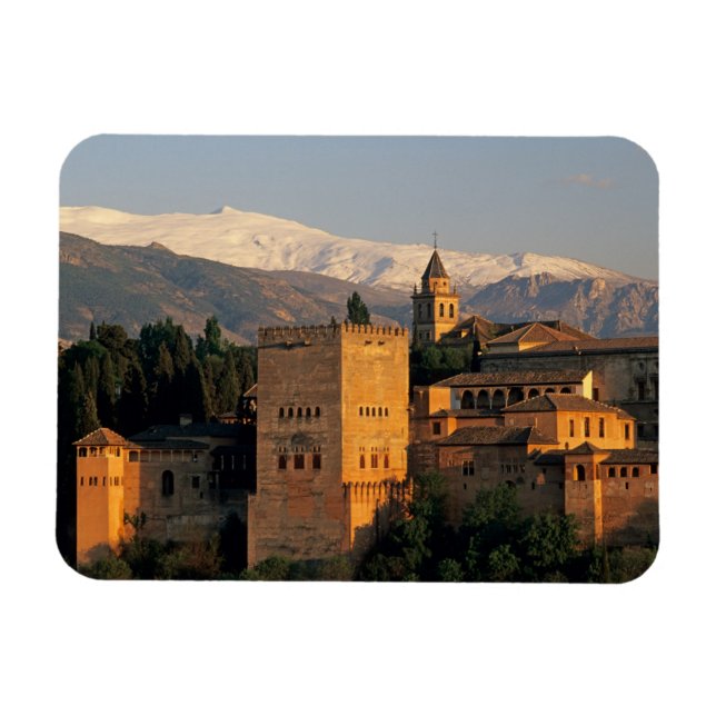 Magnet Flexible Alhambra; Grenade; Andaslusia, Espagne, Sierra (Horizontal)