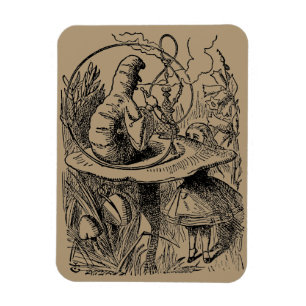 Magnet Flexible Alice au Pays des Merveilles Vintage Chenille Narg