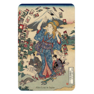 Magnet Flexible Alice Lost in Japan | Ukiyo-e Floating Wonderland
