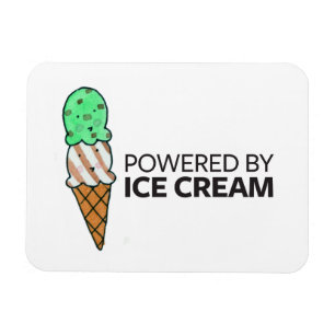 Magnet Flexible Alimenté par de la crème glacée