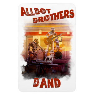 Magnet Flexible Allbot Brothers Band de Bob's Saucer Repair