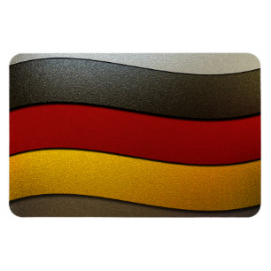 Magnet Flexible Allemagne - couleurs du drapeau - Chrome par Shirl