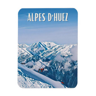 Magnet Flexible Alpe d'Huez Station de ski 