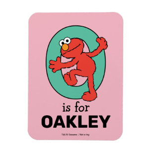 Magnet Flexible Alphabet d'Elmo O Bleu sarcelle