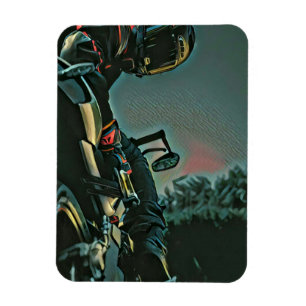 Magnet Flexible amant de course de moto cadeau