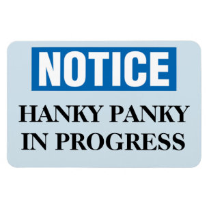 Magnet Flexible Amant de porte Cabine de croisière amusant - Hanky