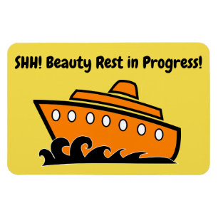Magnet Flexible Amant de porte Cabine de croisière amusant - Repos