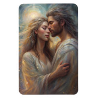 Amants Éthérés Rêveur Impression à l'Huile Romanti