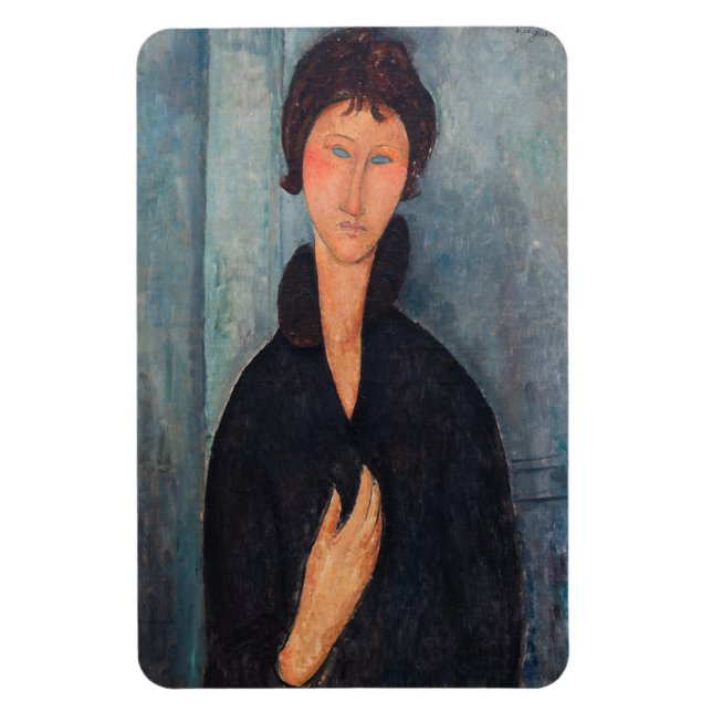 Magnet Flexible Amedeo Modigliani - Femme aux yeux bleus (Vertical)