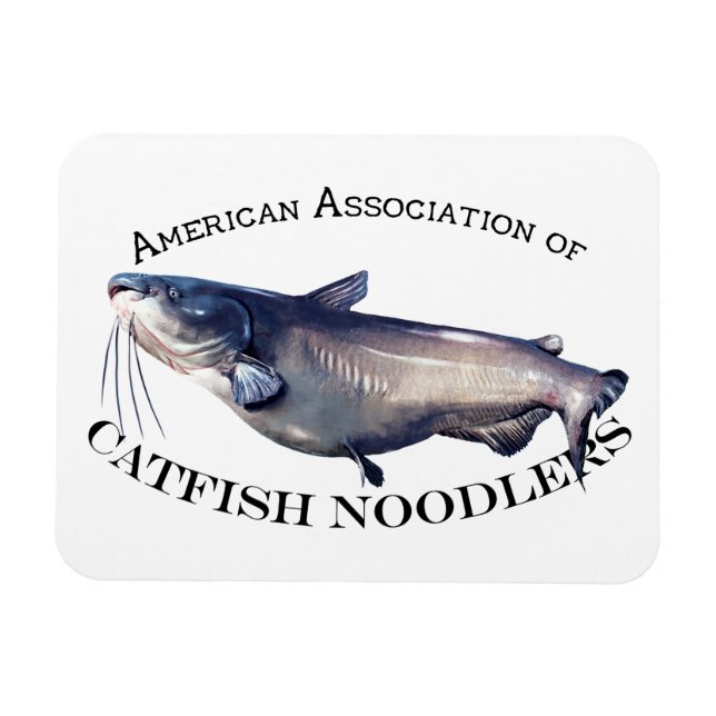 Magnet Flexible American Association of Catfish Noodlers (Horizontal)