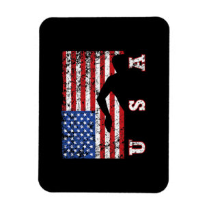 Magnet Flexible American Flag Swimming USA Cadeau Swim Team Premiu