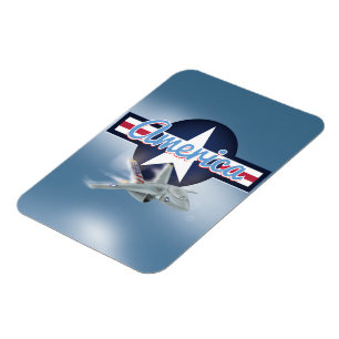 Magnet Flexible American Jet Fighter