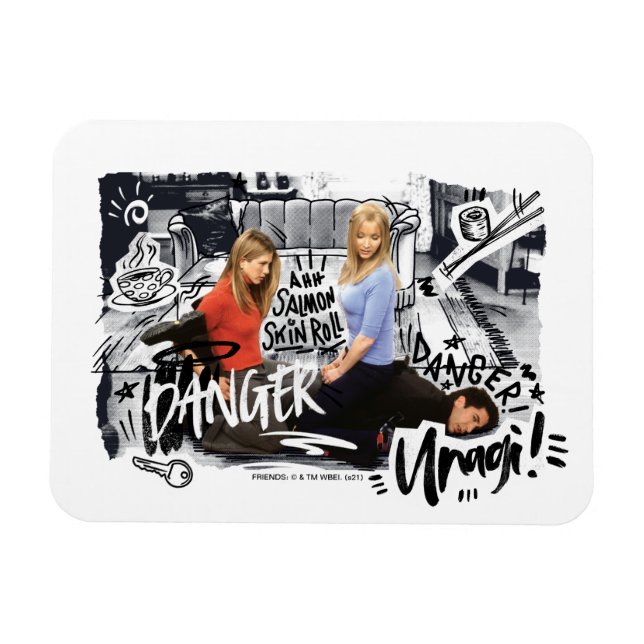 Magnet Flexible AMIS™ | Danger ! Unagi ! (Horizontal)