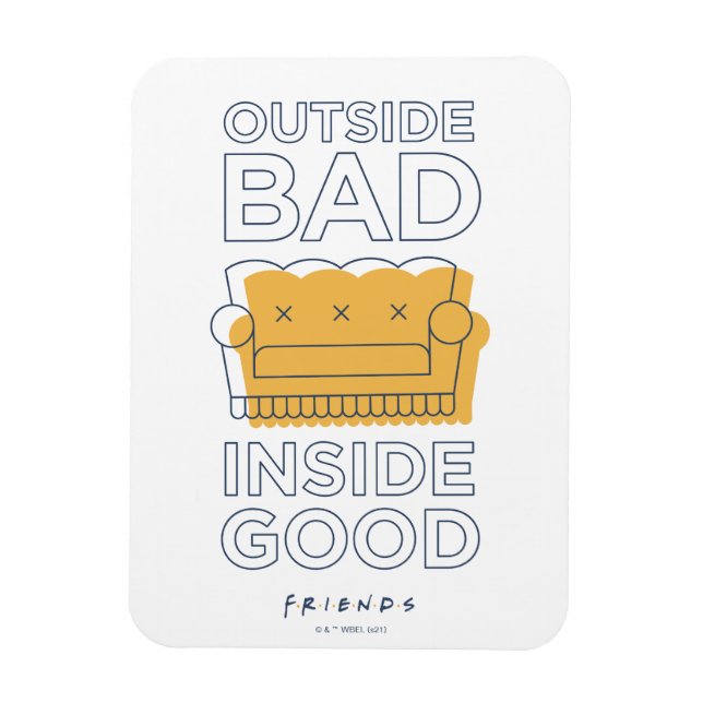 Magnet Flexible AMIS™ | Dehors Mauvais, Inside Good (Vertical)