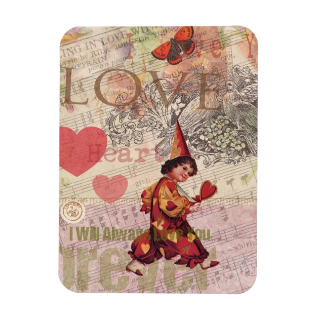 Magnet Flexible Amour Coeur coeur amour amour amour amour Valentin (Vertical)
