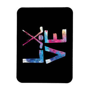 Magnet Flexible Amour Hockey sur glace filles Dons de hockey femme