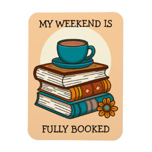 Magnet Flexible Amoureux de livres week-end complet