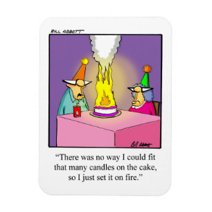 Magnet Flexible Amusant cadeau d'Humour d'anniversaire