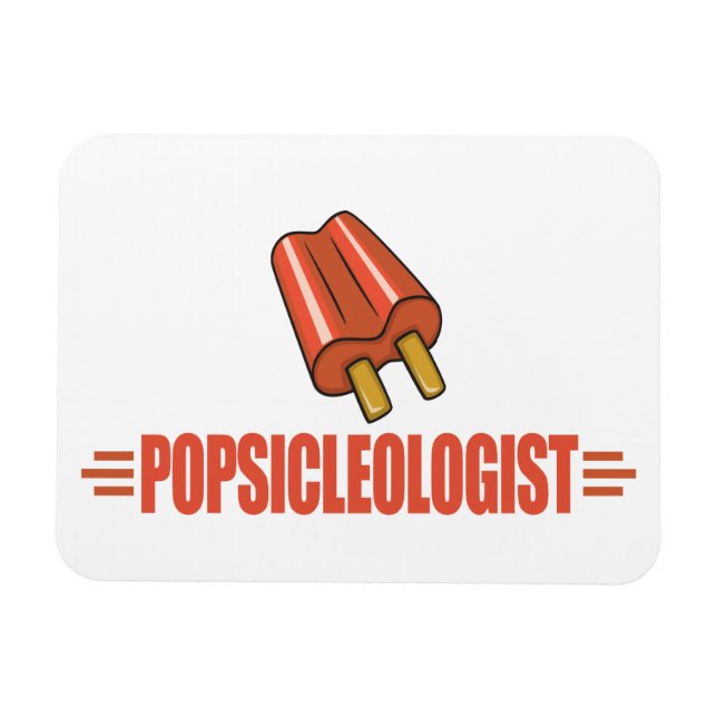 Magnet Flexible Amusant cerisier Popsicle (Horizontal)