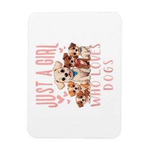 Magnet Flexible Amusant Chiot Mignon Amoureux Des Chiens - Juste U