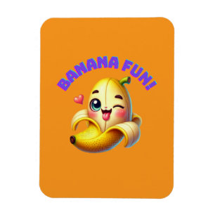 Magnet Flexible Amusante conception de l'écriture banane pour Gi a