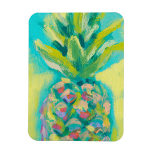 Magnet Flexible Ananas tropical coloré