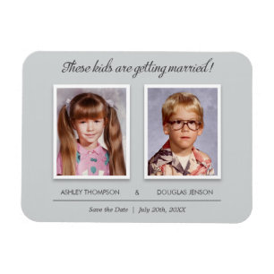 Magnet Flexible Ancien mariage photo Enregistrer l'aimant de la da