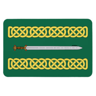 Magnet Flexible Ancienne épée celtique et réseau