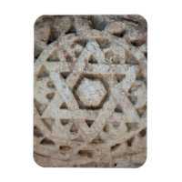 Ancienne étoile de David sculptant, Israël