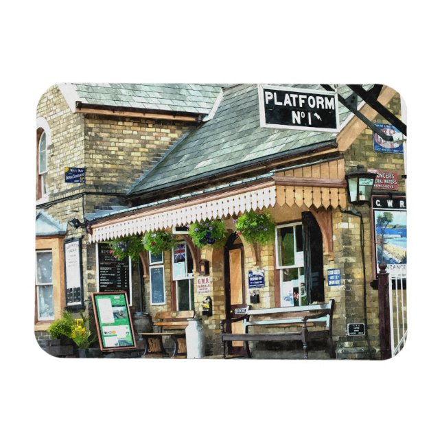 MAGNET FLEXIBLE ANCIENNES STATIONS DE TRAIN UK (Horizontal)