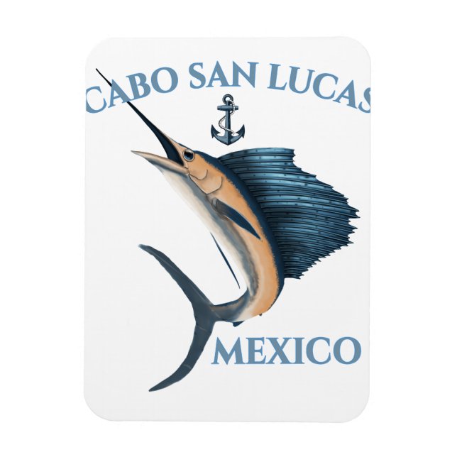 Magnet Flexible Ancre nautique Cabo San Lucas (Vertical)