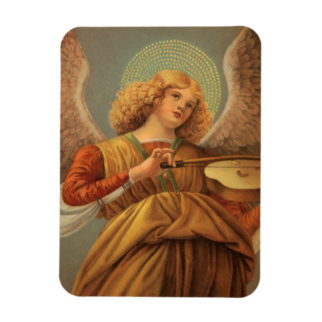 Magnet Flexible Ange Renaissance Jouer Violon Melozzo da Forli (Vertical)