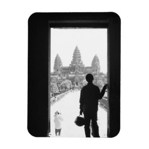 Magnet Flexible Angkor Cambodia, Porte & Personne Angkor Vat