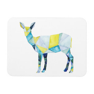 Magnet Flexible Animal géométrique de cerfs communs