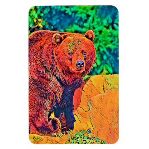 Magnet Flexible AnimalColor_Bear_001