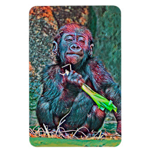 Magnet Flexible AnimalMix_Gorilla_004
