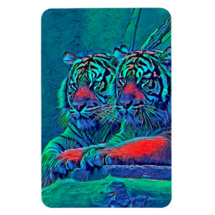 Magnet Flexible AnimalMix_Tiger_035