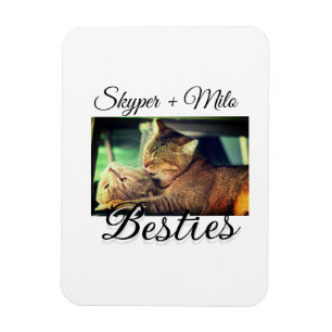 Magnet Flexible Animaux de compagnie amis besties ajouter nom anim