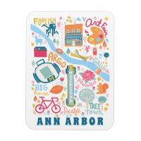 Ann Arbor Michigan Carte Choses favorites