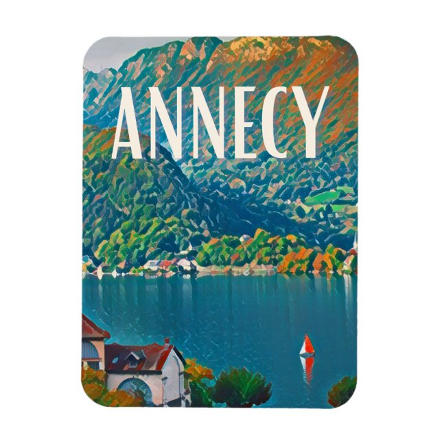 Magnet Flexible Annecy Photo Vintage (Vertical)