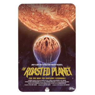 Magnet Flexible Annonce De Film D'Horreur Sci-Fi, La Planète Rôtie