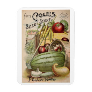 Magnet Flexible Annonce vintage 1900 Cole's Seed Store