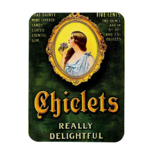 Magnet Flexible Annonce vintage de Chiclets