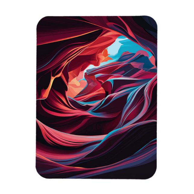 Magnet Flexible Antelope Canyon Abstrait Arizona (Vertical)