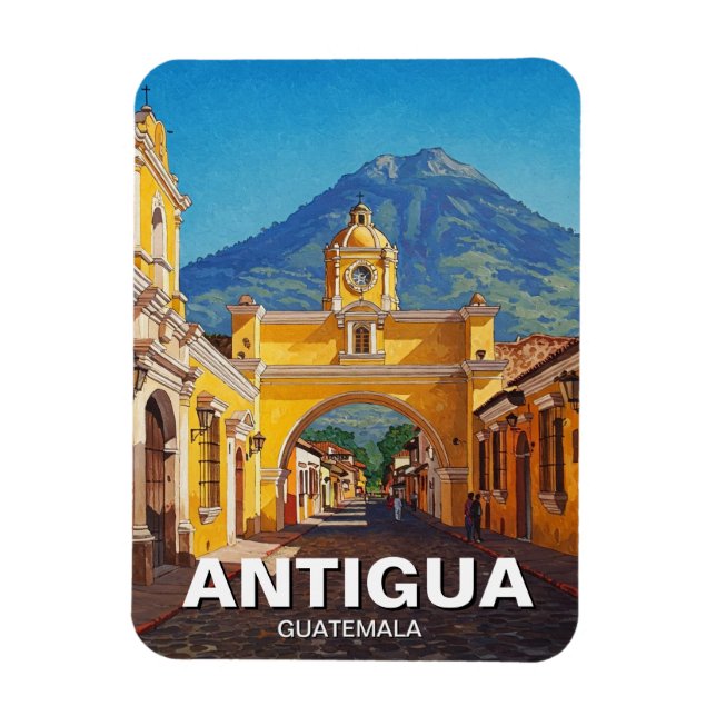 Magnet Flexible Antigua Guatemala Travel (Vertical)