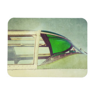 Magnet Flexible Antique Airplane Cockpit Green