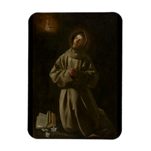 Magnet Flexible Antoine de Padoue (Francisco de Zurbarán, 1627-30)