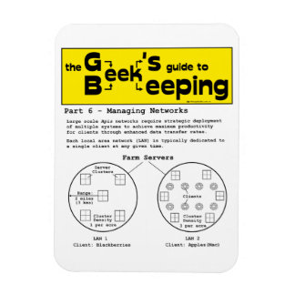 Magnet Flexible Apiculture geek (Réseaux) - Amande