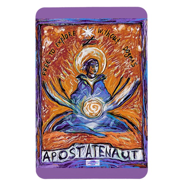 Magnet Flexible Apostatenaut - explorer sans dogmes (Vertical)